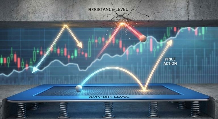 Read more about the article Support and Resistance: Essential Indicators for Market Interpretation