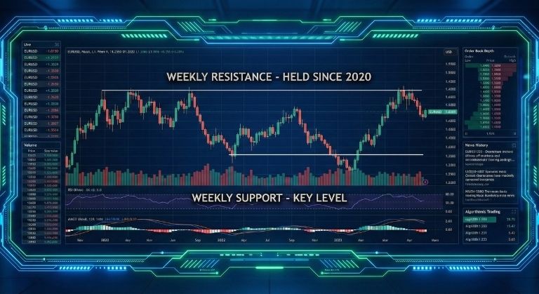 You are currently viewing Weekly S/R Strategy for EUR/USD: A Multi-Timeframe Approach
